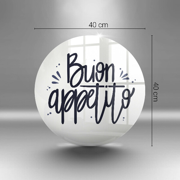 Deska kuchenna szklana Napis Buon Appetito