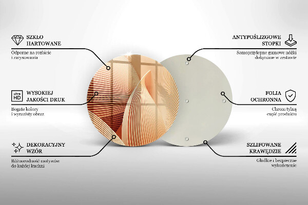 Deska kuchenna szklana Nowoczesna kompozycja