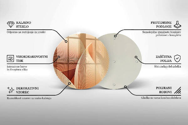 Deska kuchenna szklana Nowoczesna kompozycja