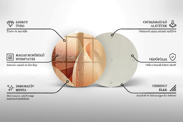 Deska kuchenna szklana Nowoczesna kompozycja