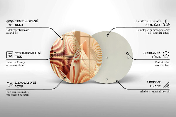 Deska kuchenna szklana Nowoczesna kompozycja