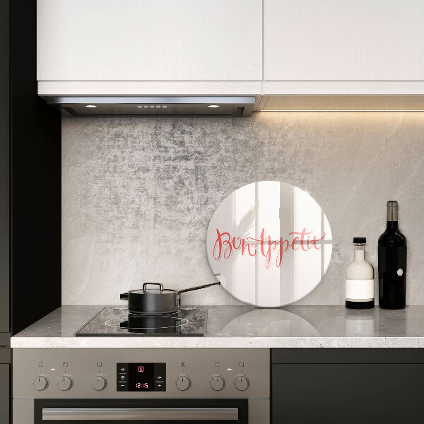 Deska kuchenna szklana Kuchenny napis Bon Appetit