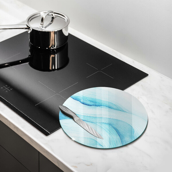 Deska kuchenna szklana Abstrakcyjne fale