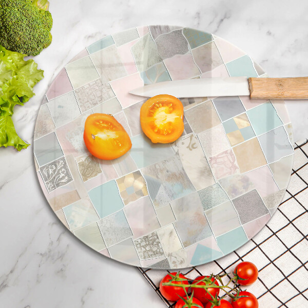 Deska kuchenna szklana Pastelowa kompozycja