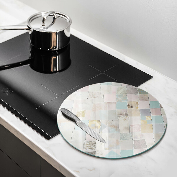 Deska kuchenna szklana Pastelowa kompozycja