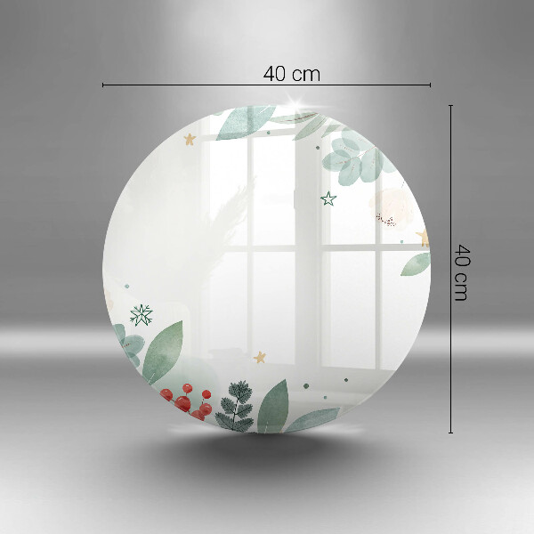 Deska kuchenna szklana Akwarele liście