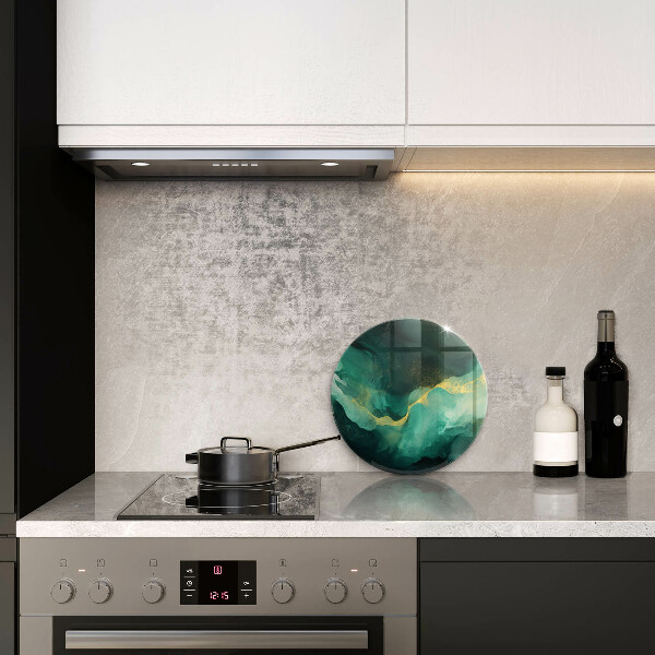 Deska kuchenna szklana Butelkowa zieleń