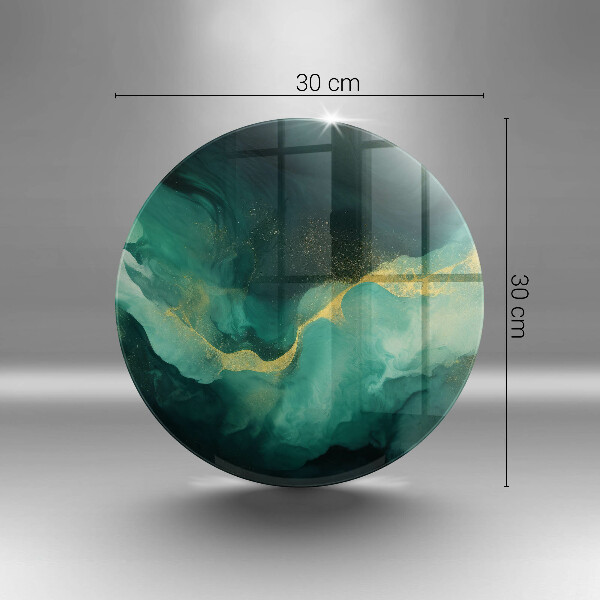 Deska kuchenna szklana Butelkowa zieleń