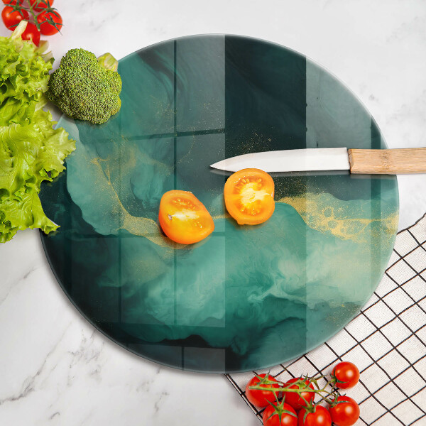 Deska kuchenna szklana Butelkowa zieleń