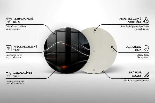 Deska kuchenna szklana Abstrakcja 3D design
