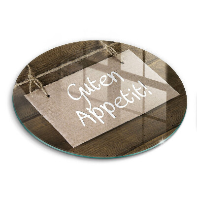 Deska kuchenna szklana Deski napis Guten Apetit