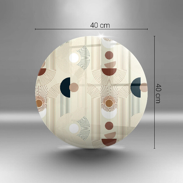 Deska kuchenna szklana Geometria boho kształty