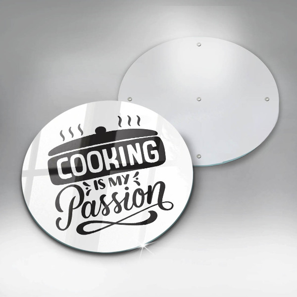 Deska kuchenna szklana Cooking is my passion