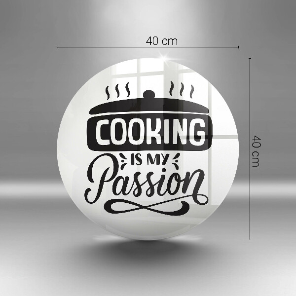 Deska kuchenna szklana Cooking is my passion