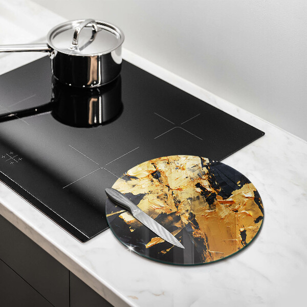 Szklana deska kuchenna Elegancka tekstura farby