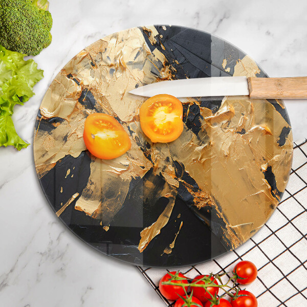 Szklana deska kuchenna Elegancka tekstura farby