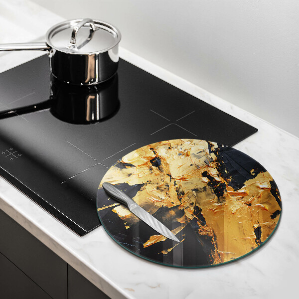 Szklana deska kuchenna Elegancka tekstura farby