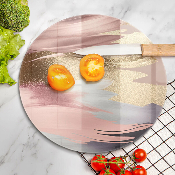 Szklana deska kuchenna Pastelowe plamy