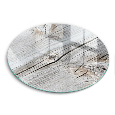 Szklana deska kuchenna Jasna struktura drewna