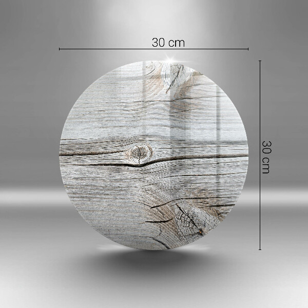 Szklana deska kuchenna Jasna struktura drewna