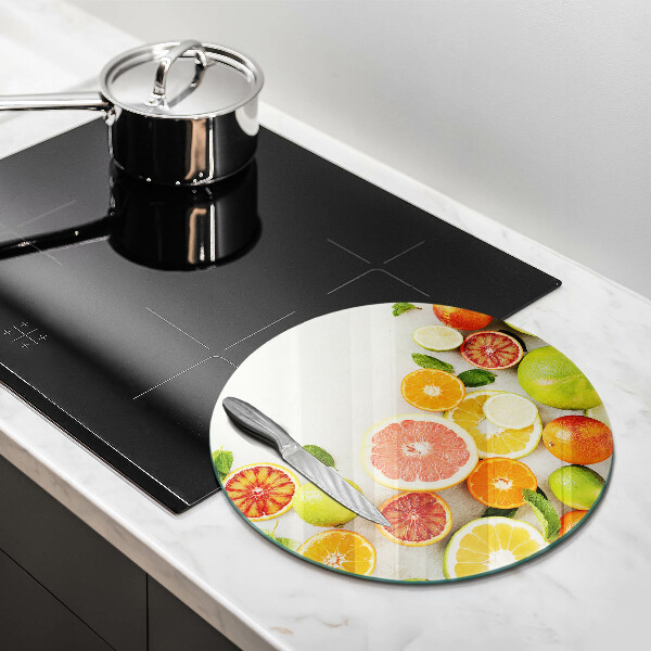 Szklana deska kuchenna Owoce cytrusy