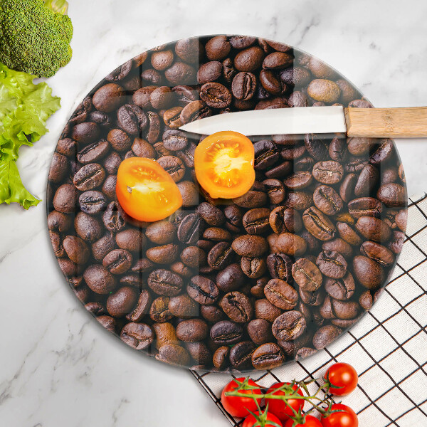 Szklana deska kuchenna Kawa ziarna