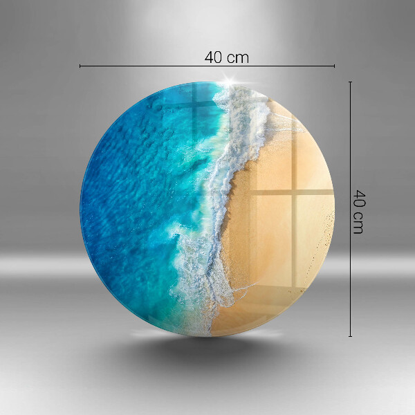 Szklana deska kuchenna Plaża i morze