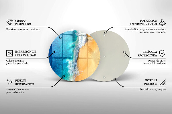 Szklana deska kuchenna Plaża i morze