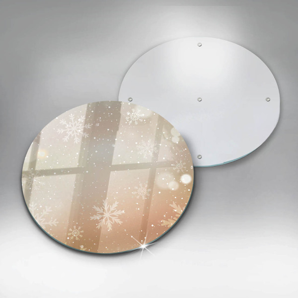 Deska kuchenna szklana Płatki śniegu