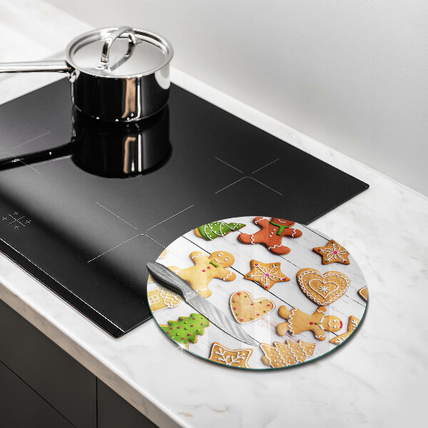 Deska kuchenna szklana Świąteczne pierniki