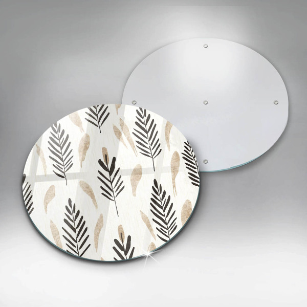 Deska kuchenna szklana Boho rośliny