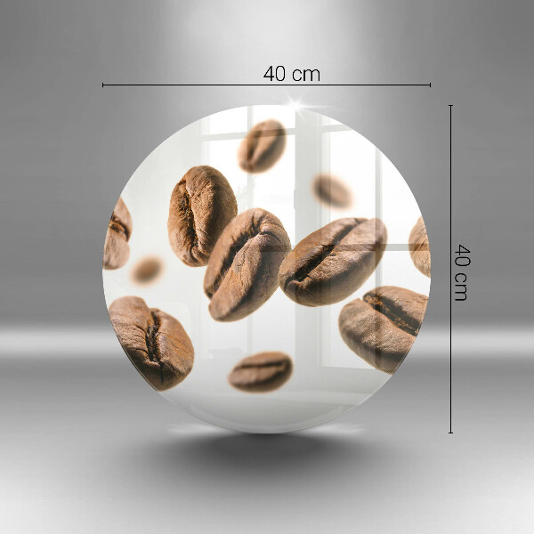 Deska kuchenna szklana Ziarna kawy