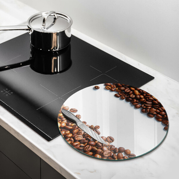Deska kuchenna szklana Kawa ziarna