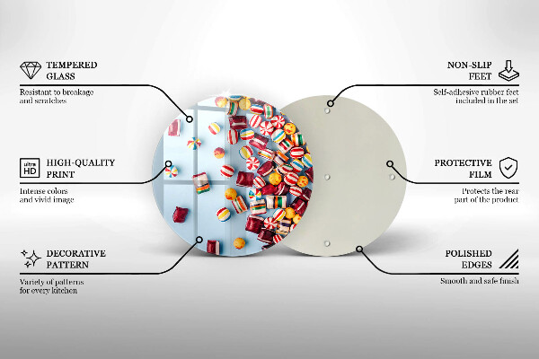 Deska kuchenna Kolorowe cukierki