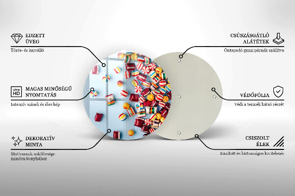 Deska kuchenna Kolorowe cukierki