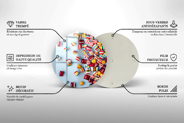 Deska kuchenna Kolorowe cukierki