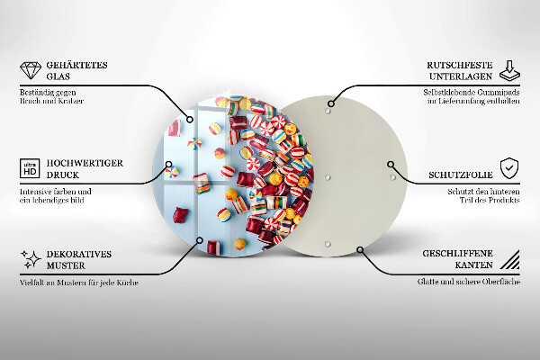 Deska kuchenna Kolorowe cukierki