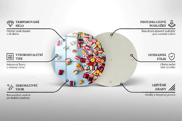 Deska kuchenna Kolorowe cukierki