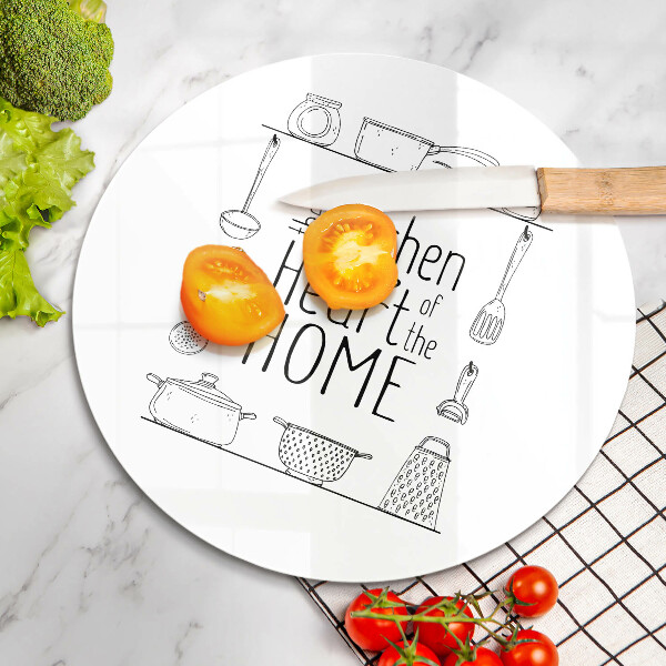 Deska kuchenna Napis, sentencja