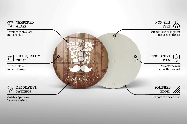 Deska kuchenna Napis I like cooking