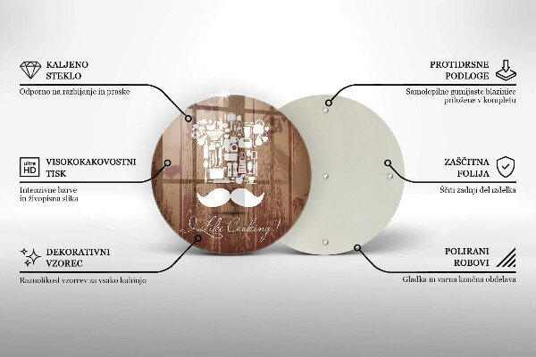 Deska kuchenna Napis I like cooking