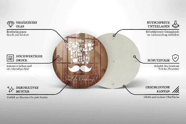 Deska kuchenna Napis I like cooking