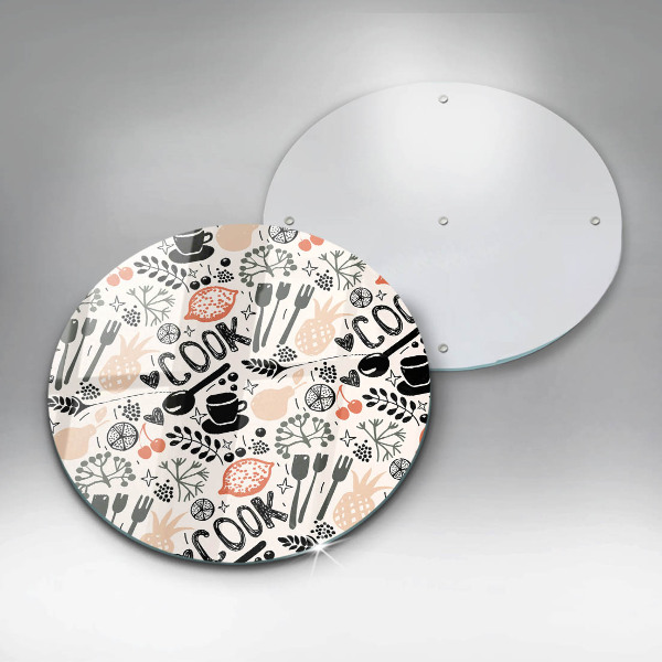 Deska kuchenna Rysunkowy motyw kuchenny