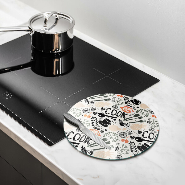 Deska kuchenna Rysunkowy motyw kuchenny