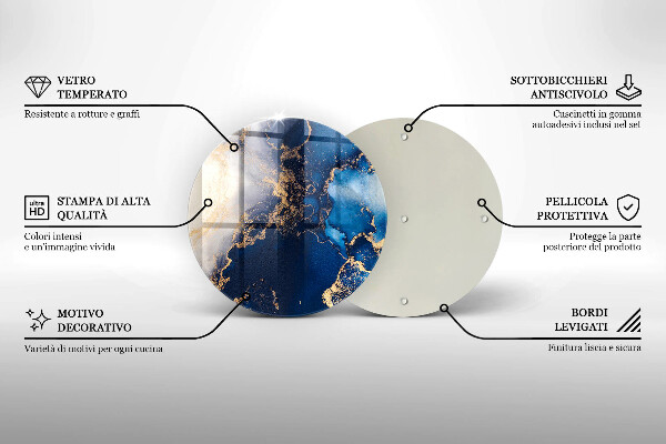 Deska kuchenna Eleganckie tło i złoto