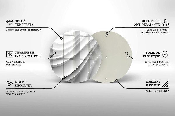Deska kuchenna Linie geometryczne