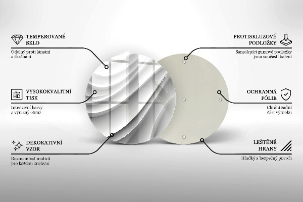 Deska kuchenna Linie geometryczne