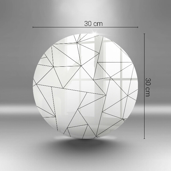 Deska kuchenna Białe trójkąty