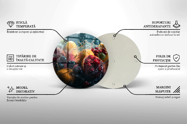 Deska kuchenna Owoce w wodzie