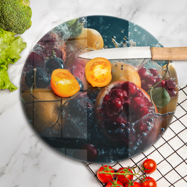 Deska kuchenna Owoce w wodzie